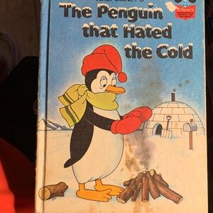 Vintage The Penguin That Hated the Cold Book By Walt Disney Hard Cover